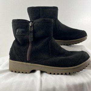 Sorel Meadow Waterproof Zip Suede Boots